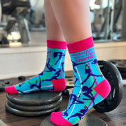 Workin' Harder Than an Ugly Stripper Women's Crew Socks