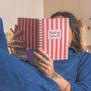 Reading Journal A5 | Deckchair Stripe | Hardcover