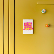 Now That's What I Call ADHD | Ceramic Magnet: Hot Pink