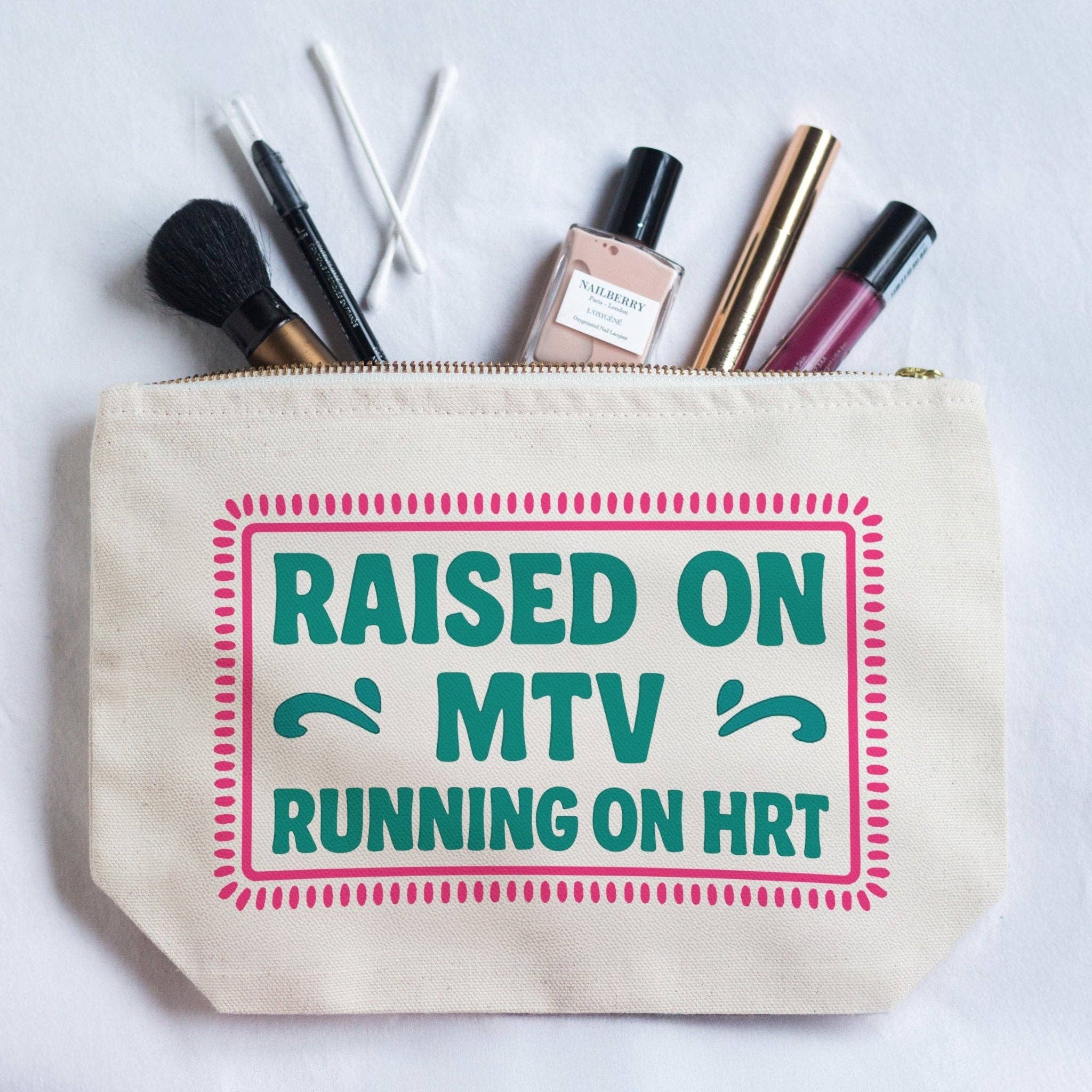 Funny HRT Cosmetic Bag