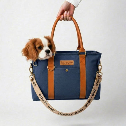 Stylish Dog Bag - Blue: Default Title