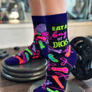 Eat a Bag of Dicks Sassy Women's Novelty Crew Socks