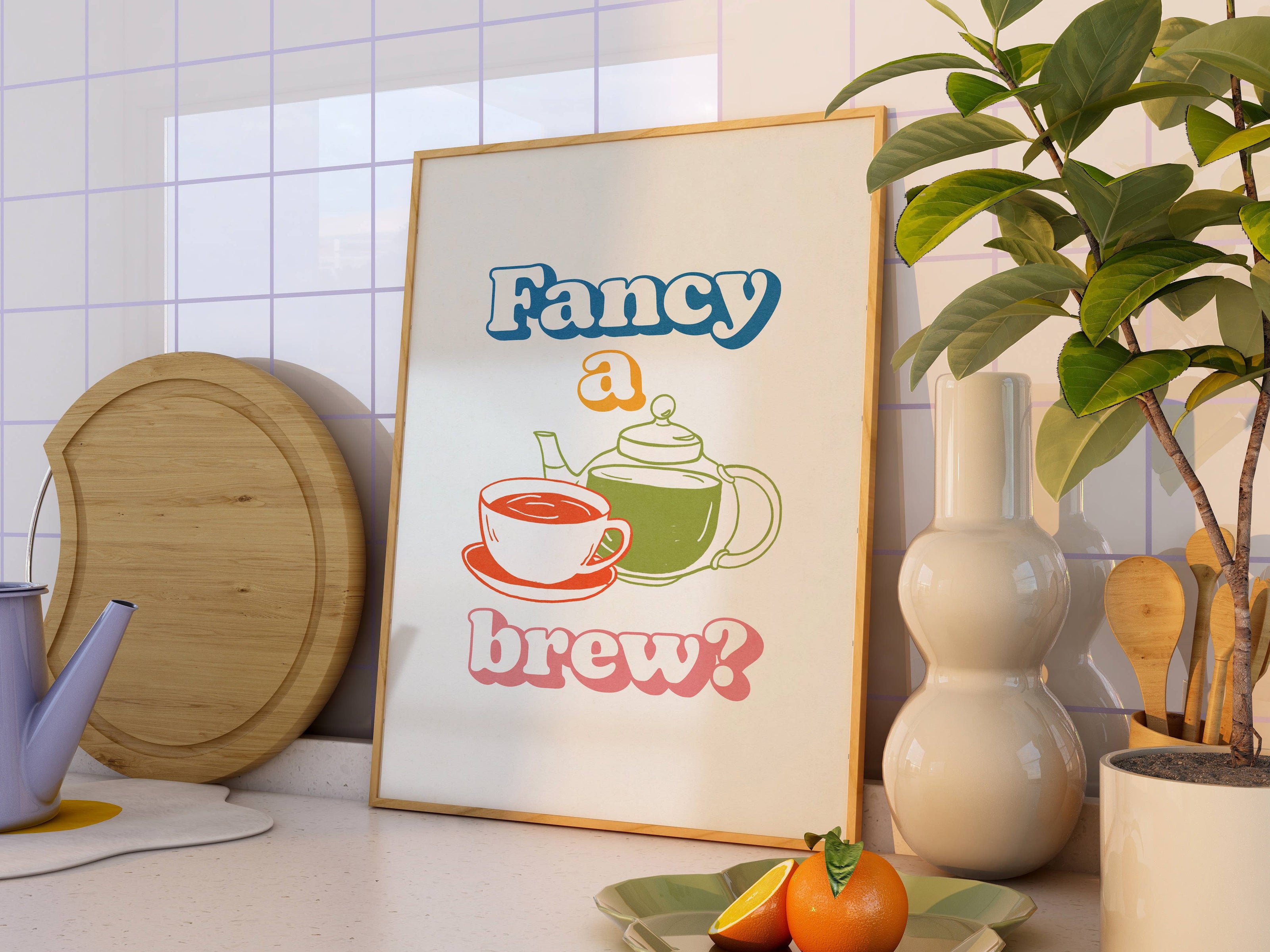 Fancy A Brew? Art Print: A3