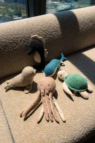French Blue Whale - Dog Toys Fuzzyard Life
