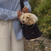 Dog Carrier - Quilted Black