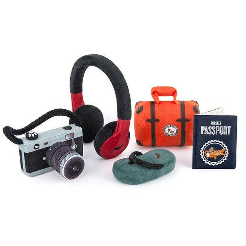 Camera Plush Dog Toy