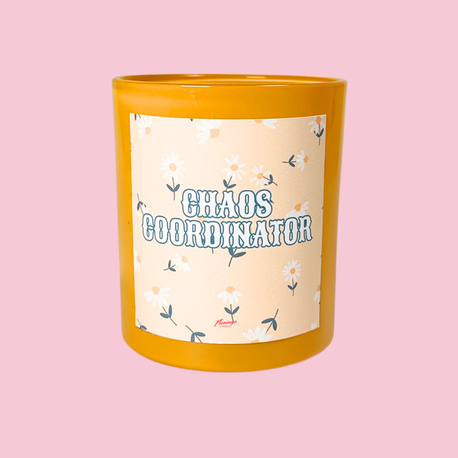 White Tea & Mint Chaos Coordinator Flower Candle