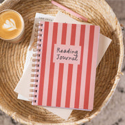 Reading Journal A5 | Deckchair Stripe | Hardcover