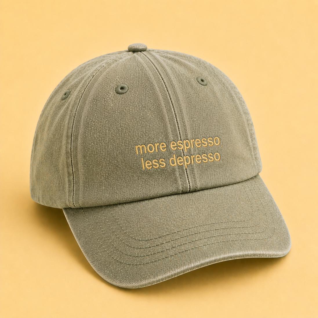 More Espresso Less Depresso Cap