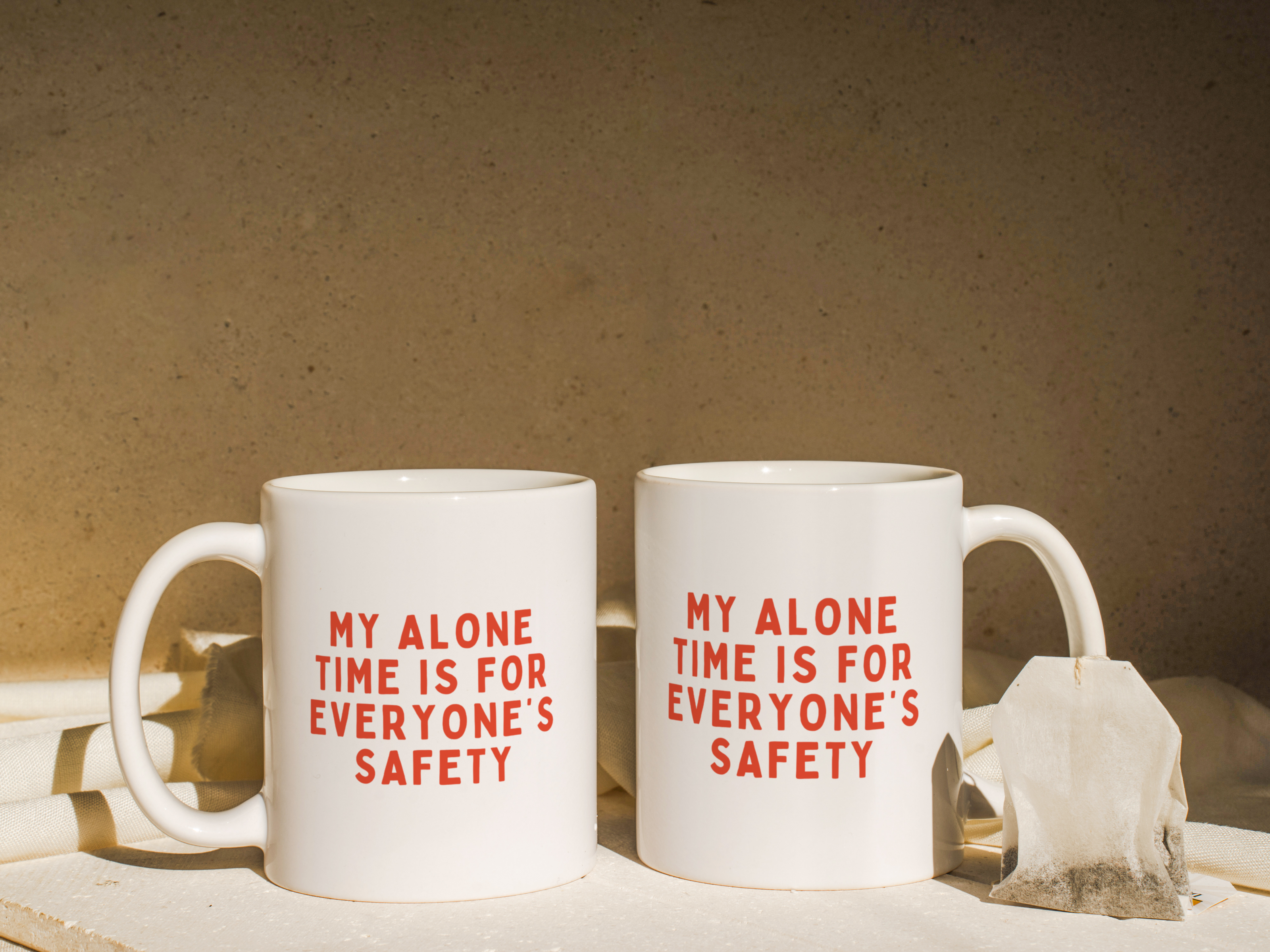 My Alone Time Is For Everyone's Safety | Mug: Red / 11oz Ceramic