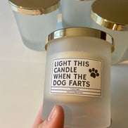 Light This Candle When The Dog Farts/ Funny Candles / Funny Gifts/ Birthday Gifts