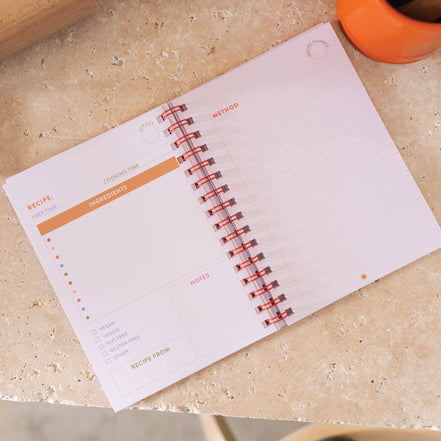 Recipe Book Journal A5 | Hardback | Dolce Vita