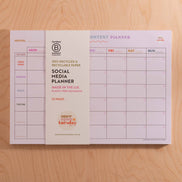 Social Media Weekly Content Planning Pad | A4 | Colourful