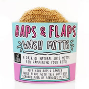 Baps & Flaps Mitts - Natural Jute Bath Mitts