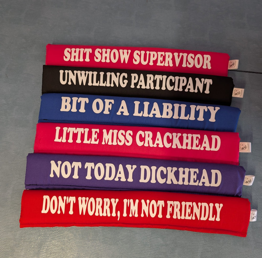 Multi-Purpose Message Sleeve | For Bags, Seat Belts, Golf Trolleys, Luggage & More