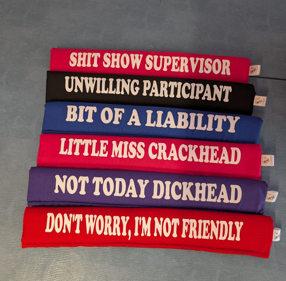 Multi-Purpose Message Sleeve | For Bags, Seat Belts, Golf Trolleys, Luggage & More