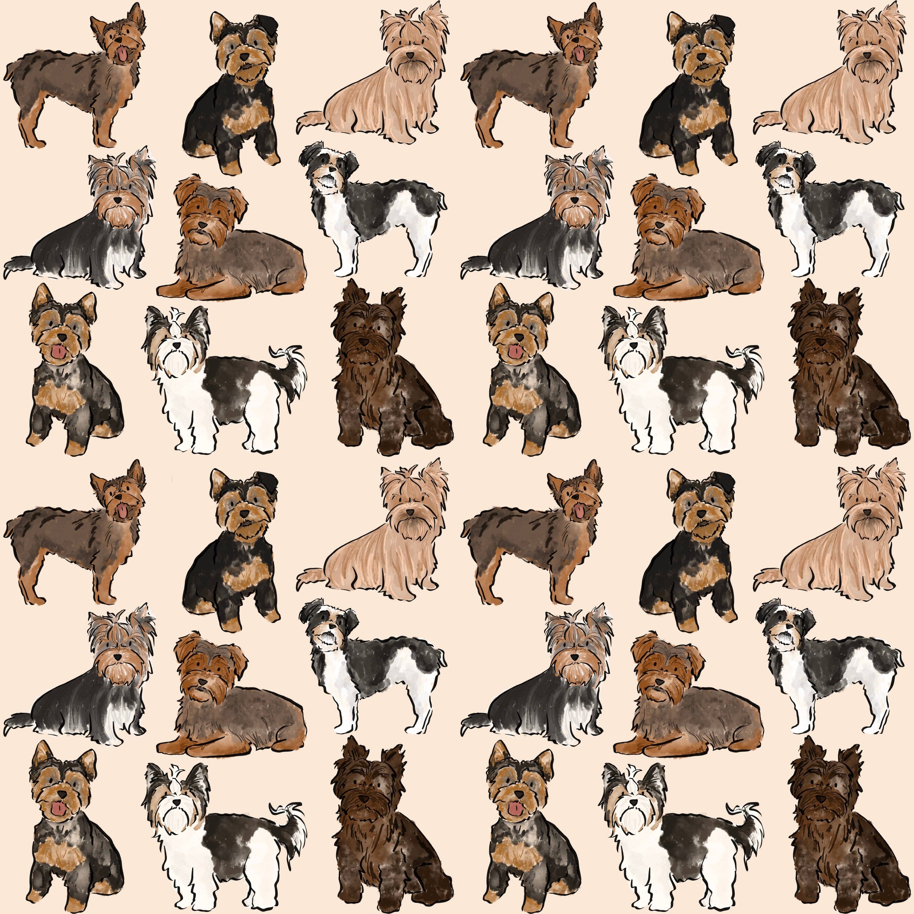 Yorkie Dog Blanket