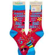 Classy Sassy and a Little Bad Assy Women's Crew Socks