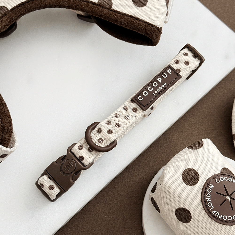 Tiramisu Polka Dot COLLAR: S