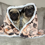 The Pug Dog Blanket