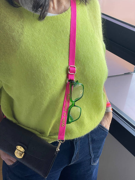 Statement phone necklace 86–137 cm long Dachshund 4-in-1