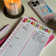 Get Shit Done - A5 To Do Notepad