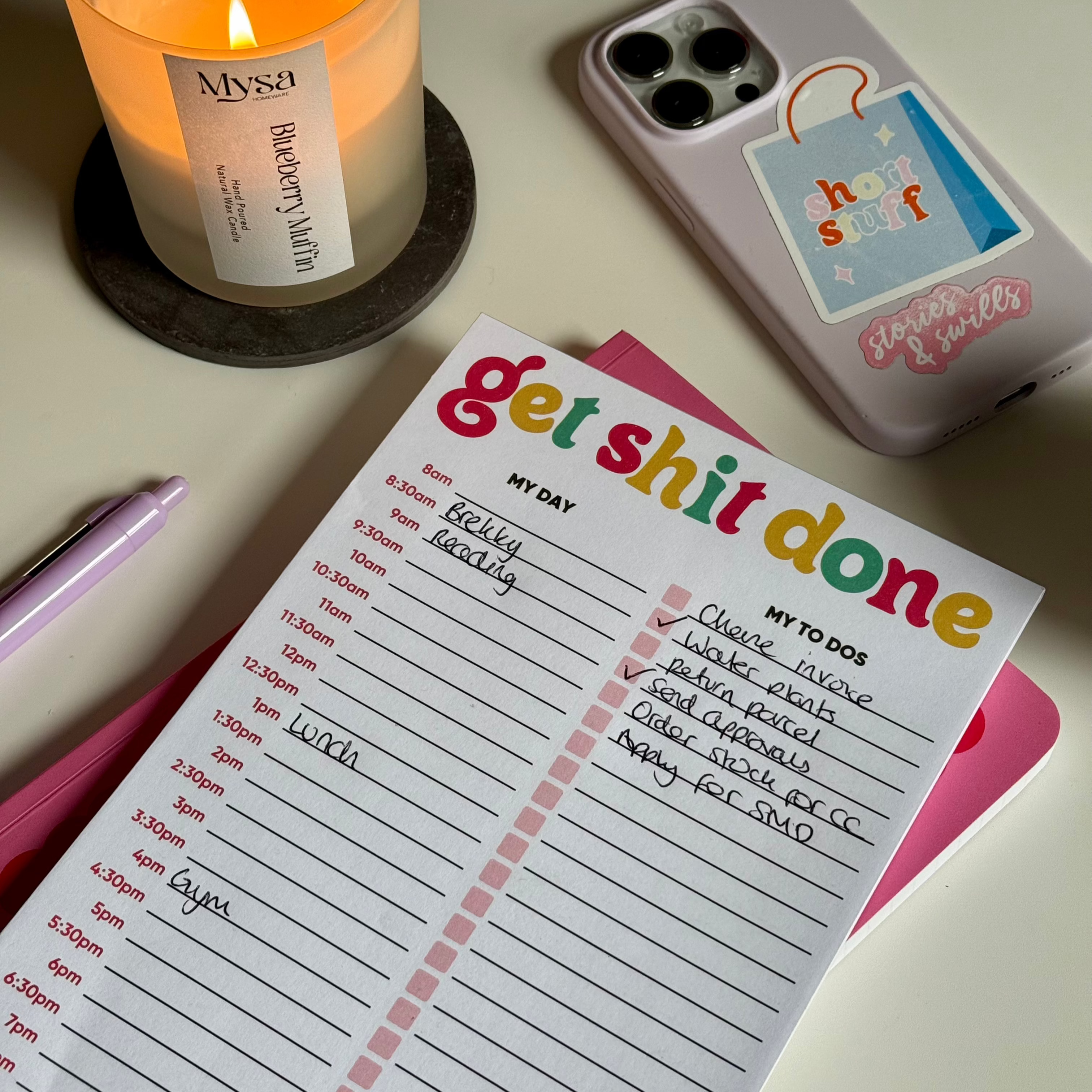 Get Shit Done - A5 To Do Notepad