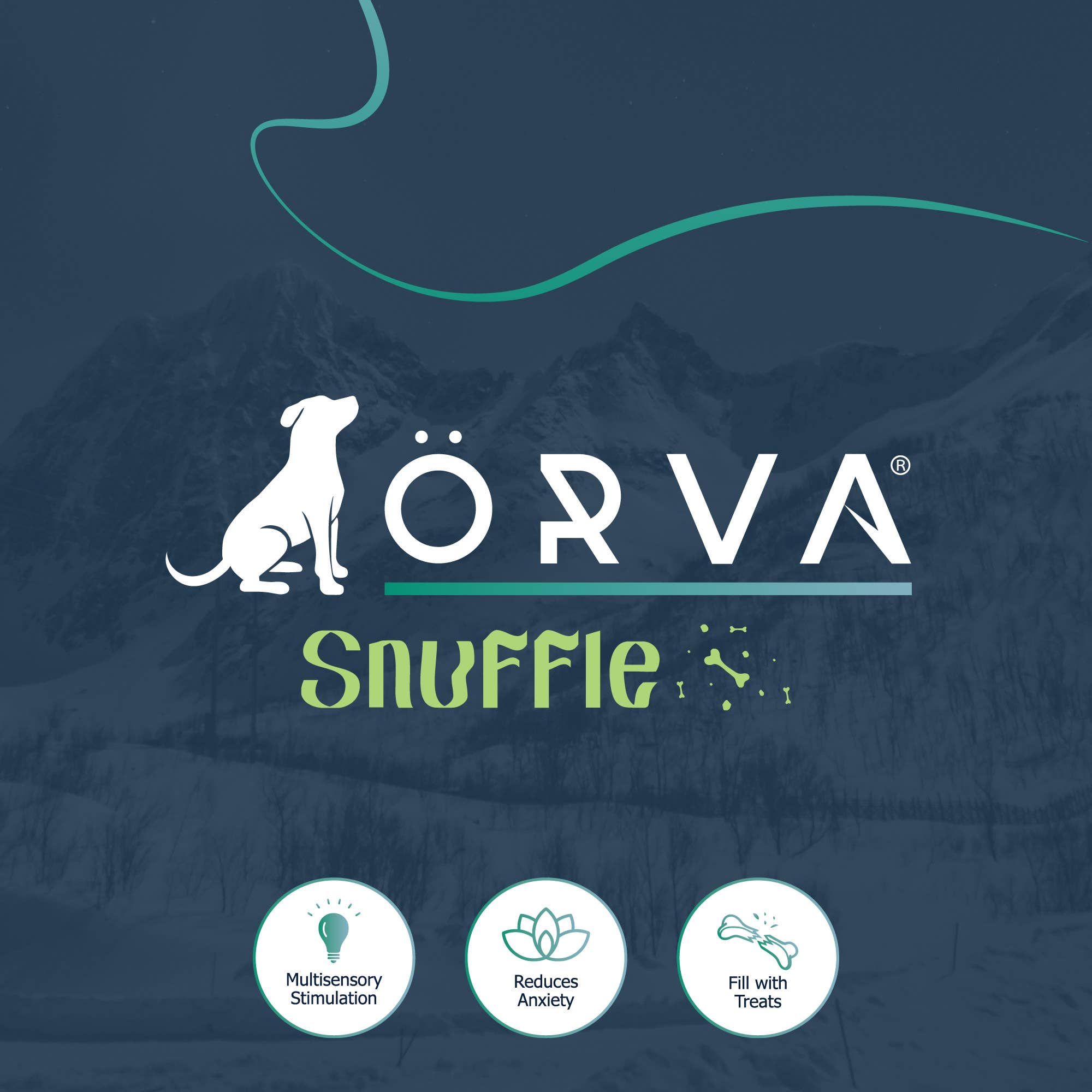 ÖRVA Snuffle Noodle Lobster -Dog Enrichment Toy
