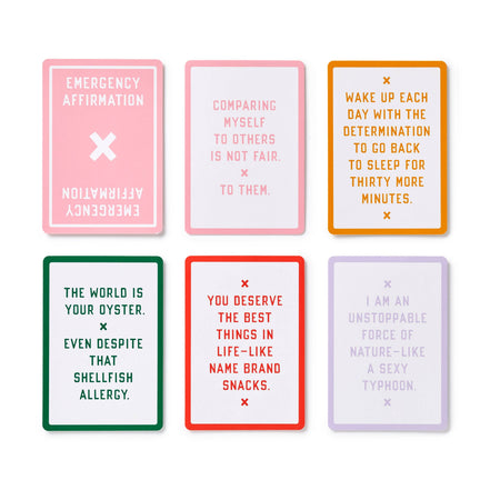 Emergency Affirmations for Exceptionally Stupid Days Card Deck (Flash Cards (Decks))