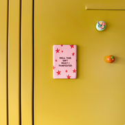 Well This Isn't What I Manifested | Ceramic Magnet: Plum