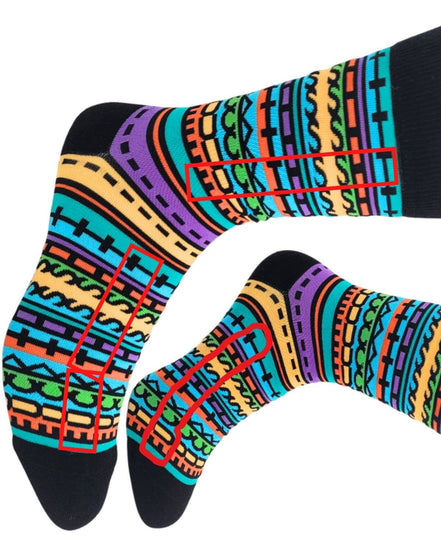 Fuck This Shit - Sideways Secret Message - Men's Socks