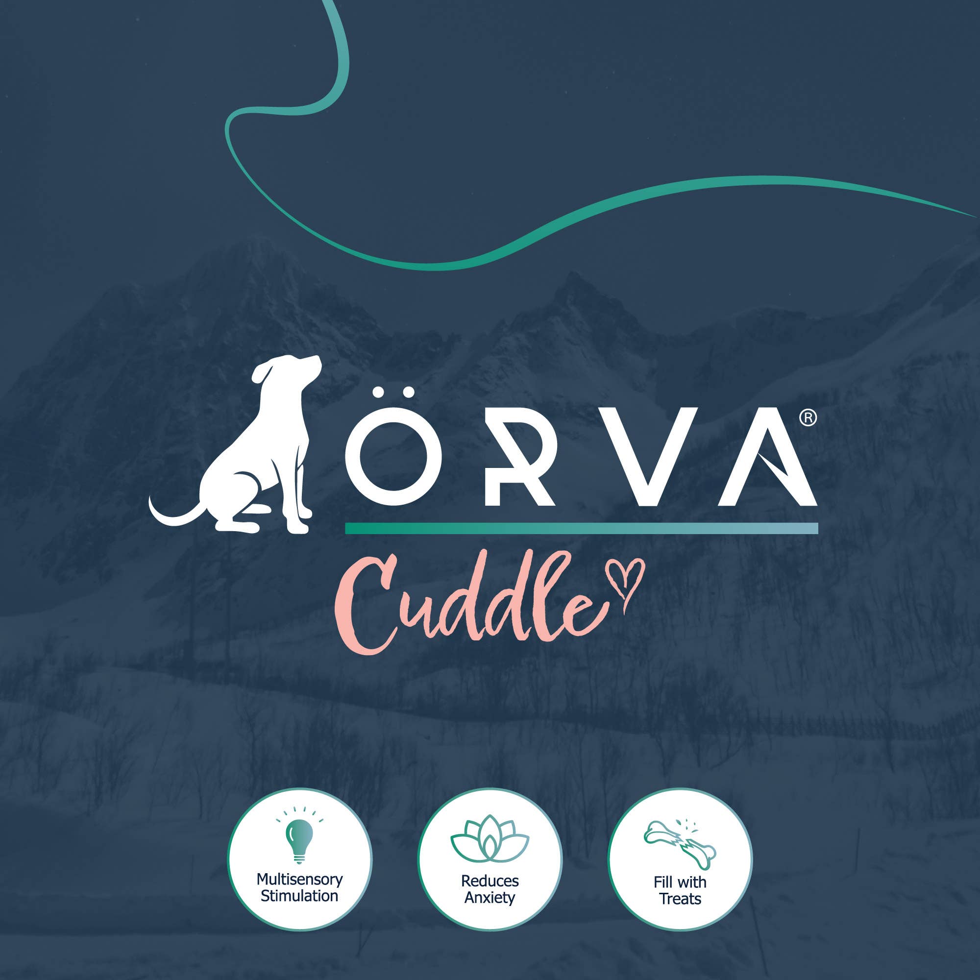Örva Cuddle & Snuffle Basking Shark Treat Foraging Toy