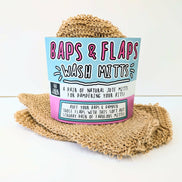 Baps & Flaps Mitts - Natural Jute Bath Mitts