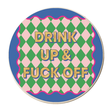 Coasters '& F*ck Off' By Claire Atwood: Cork