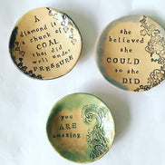 She believed she could - trinket dish