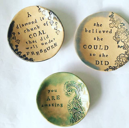 She believed she could - trinket dish
