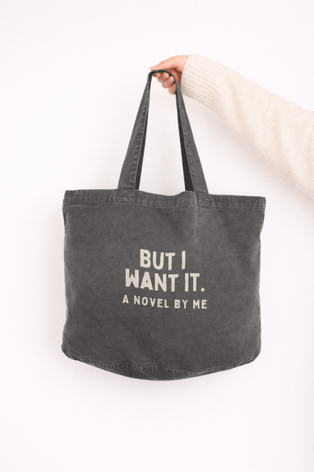 But I Want It | Tote Bag: Cream
