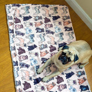 The Pug Dog Blanket