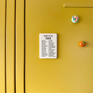 30 Ways To Say Fuck | Ceramic Magnet