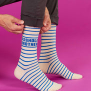 SW1022 Asshole Brother Men's Socks