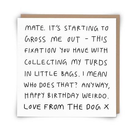 Turd Collector Greeting Card