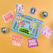 Die Cut Stickers 'Fuck This Shit': White Gloss Vinyl