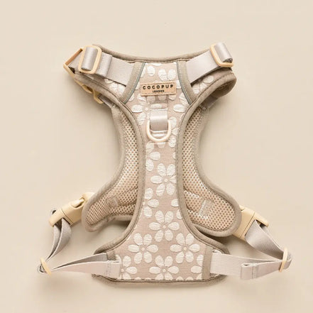 Cocopup London Explore Harness - Mocha Flower