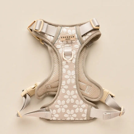 Cocopup London Explore Harness - Mocha Flower