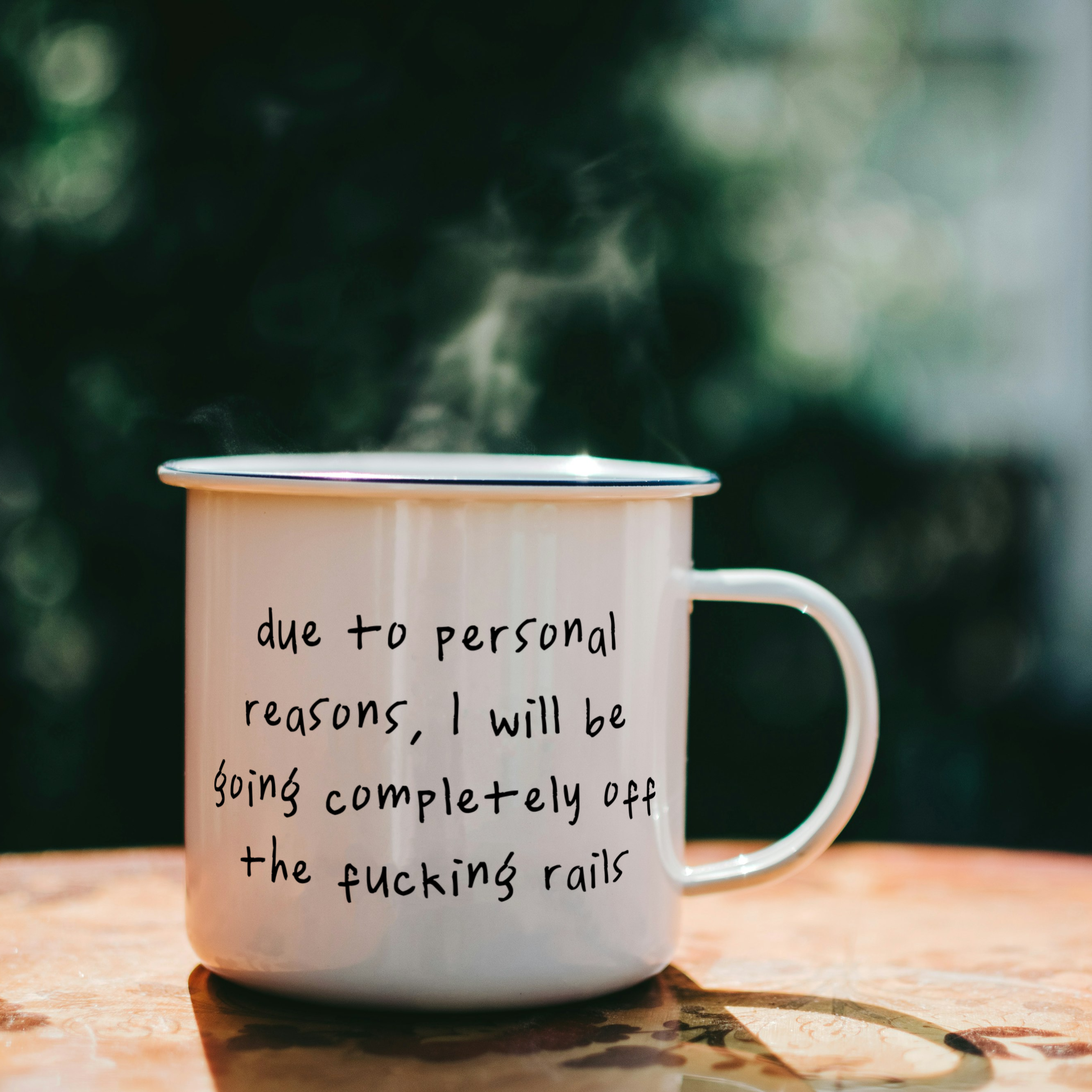 Due To Personal Reasons | Mug: Black / 11oz Ceramic