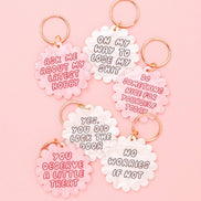 Acrylic keyring - on my way to lose my sh*t