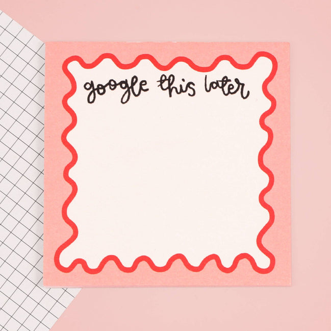 Memo pad - google this later