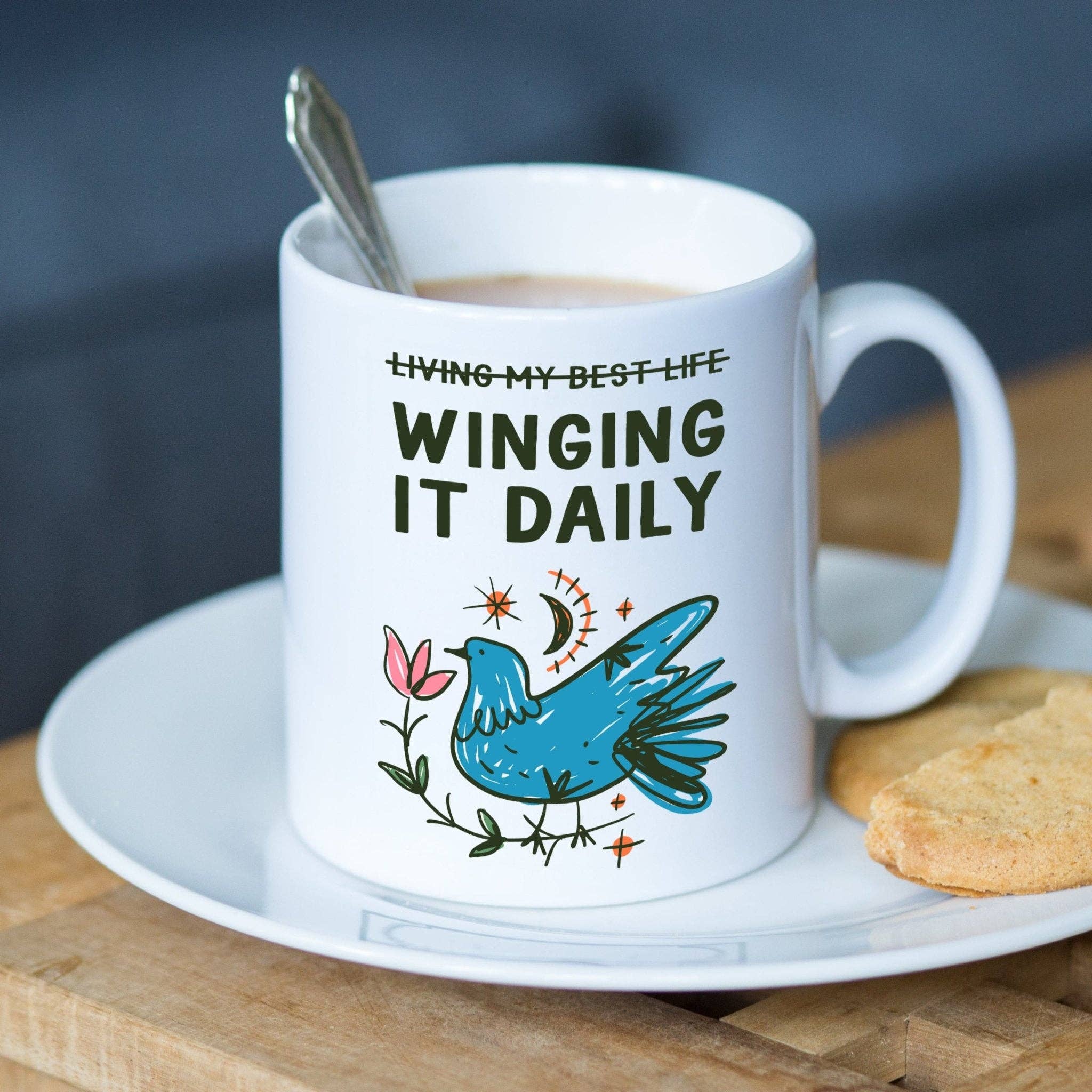 'Winging It Daily' Funny Mug