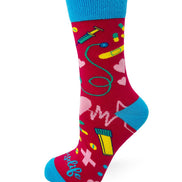I See More Private Parts Than a Hooker Women's Crew Socks