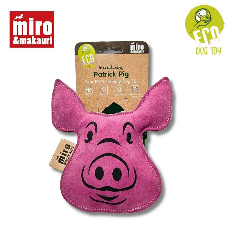 Eco Dog Toys By Miro & Makauri - Patrick Pig: Patrick